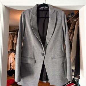 Express Black and White Blazer